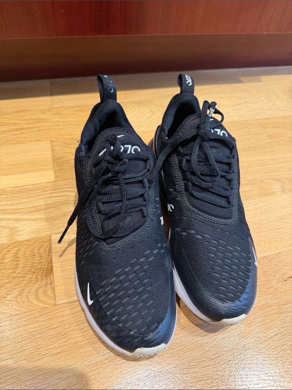 Nike Black and White Running Sneakers